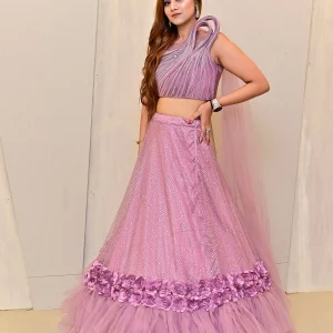 Onion Lehenga on Rent